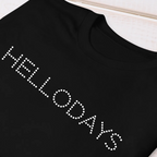 ロゴプリント半袖Tシャツ　ドット文字