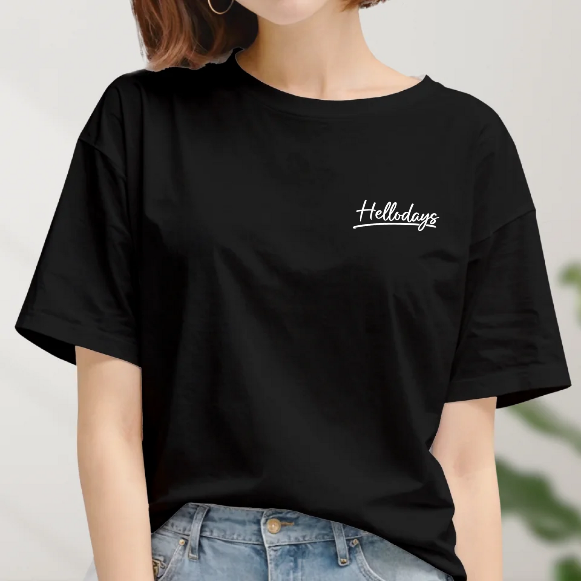 ロゴプリント半袖Tシャツ　ワンポイント